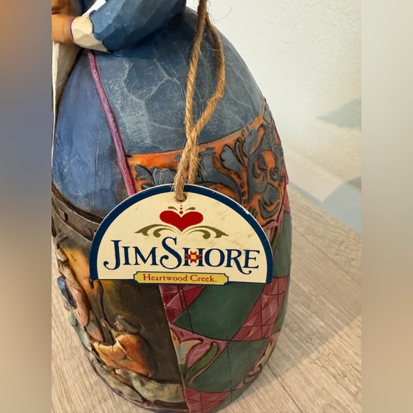 Jim Shore 2005 Heartwood Creek "A Star Shall Guide Us" Angel Nativity Figurine - Picture 4 of 11